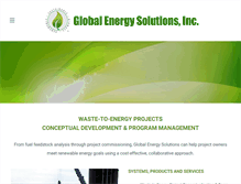 Tablet Screenshot of globalenergychicago.com
